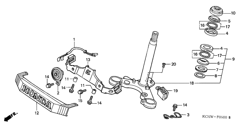 Steering stem