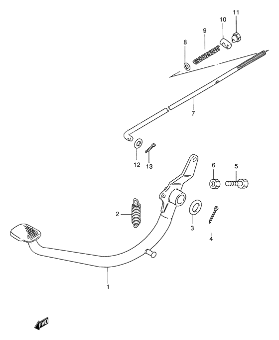 Front brake caliper