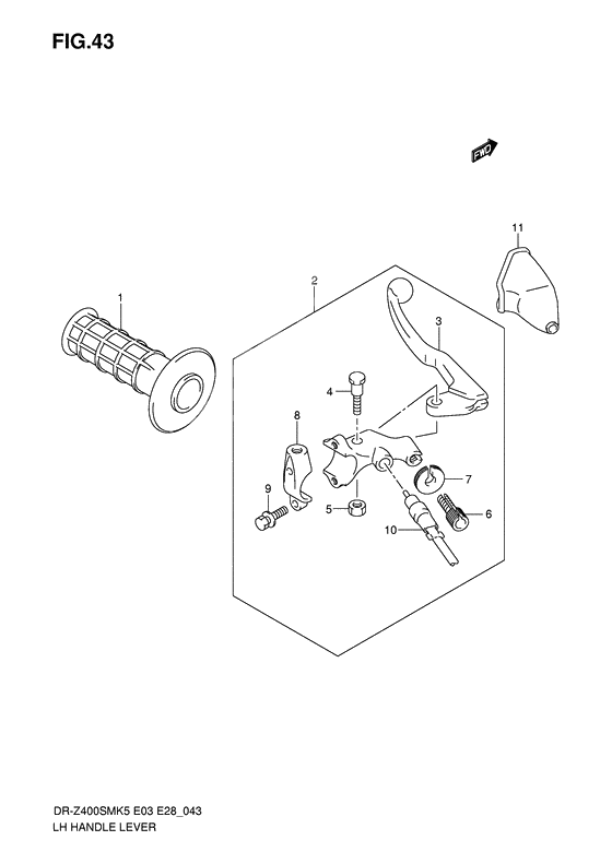 Left handle lever