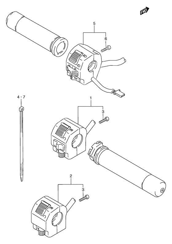 Handle switch