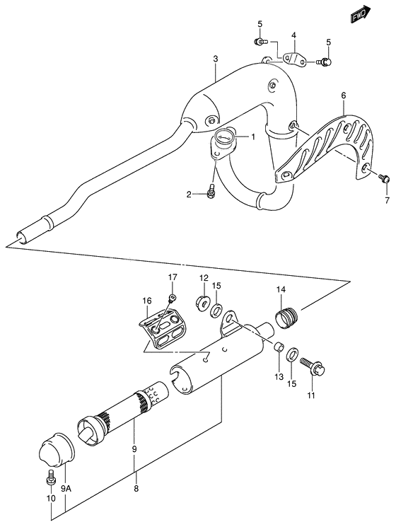 Muffler comp