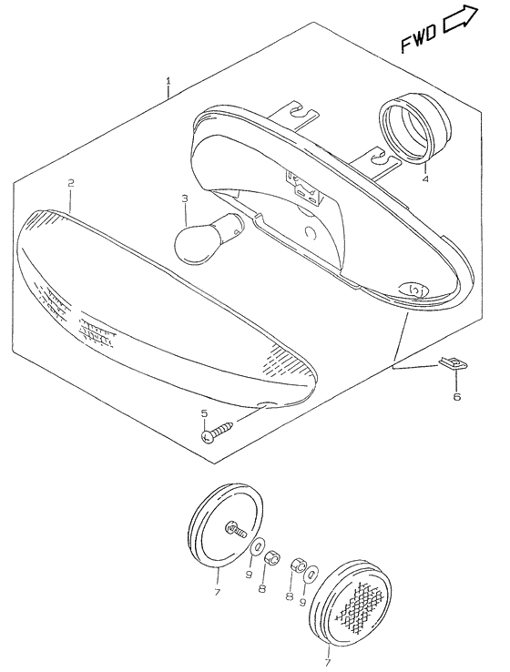 Rear combination lamp