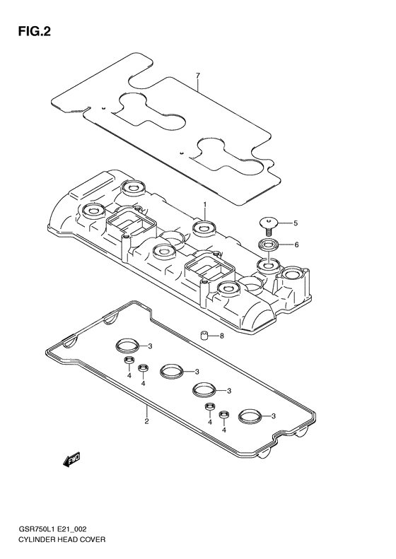 Cylinder head cover