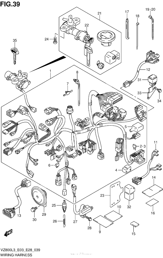 Wiring Harness (Vz800L3 E03)