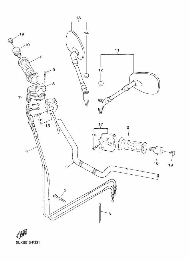 STEERING HANDLE & CABLE