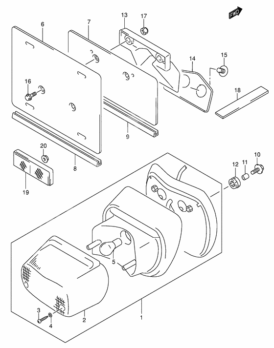 Rear combination lamp