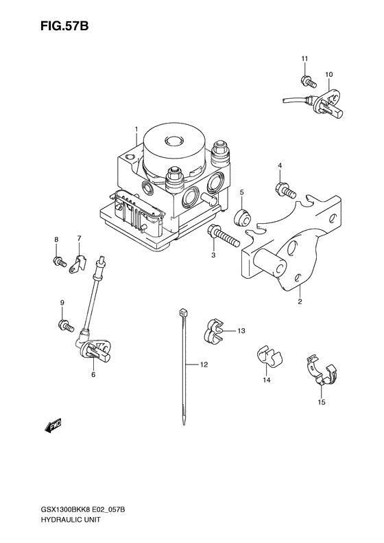 Abshydraulikei              

                  Gsx1300bkak8/au2k8/ak9/aufk9/al0/aufl0