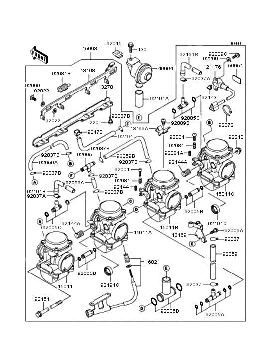 Carburetor              

                  ZR400-G2‾G4