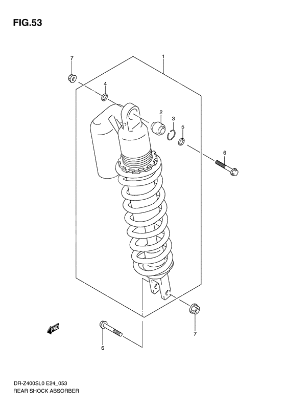 Rear shock absorber