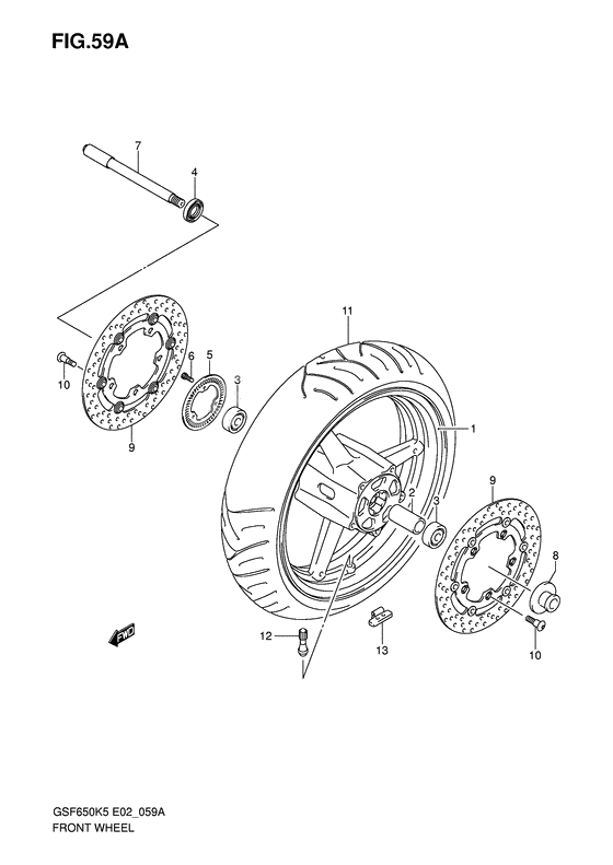 Transom + tube              

                  Gsf650ak5/uak5/sak5/suak5/ak6/uak6/sak6/suak6