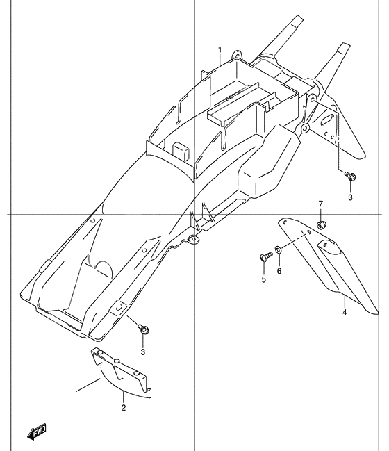 Rear fender