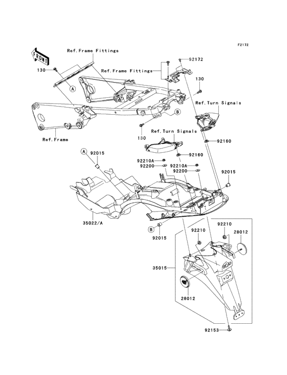 Rear fender(s)