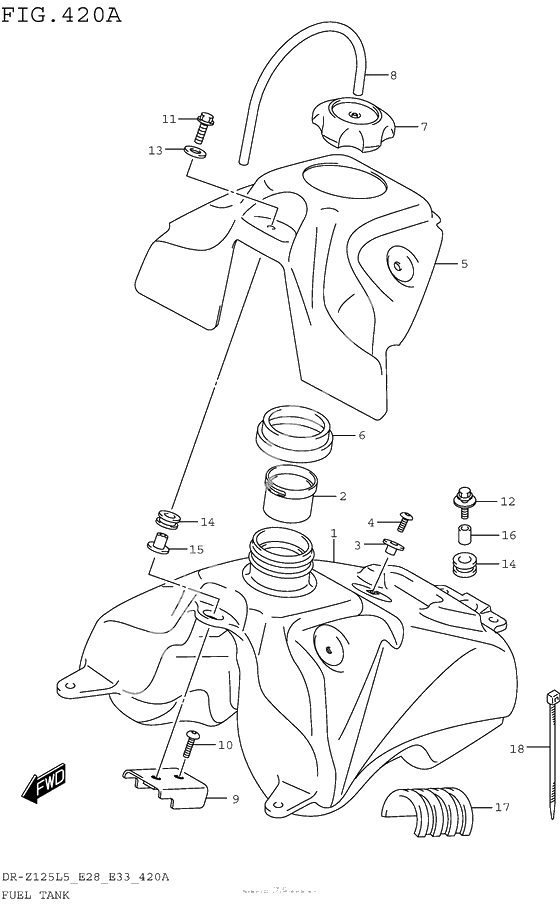 Fuel tank t o/i