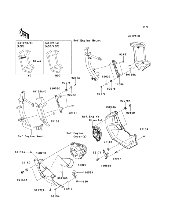 Cowling lowers