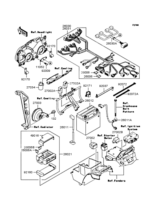 Chassis electrical equipment