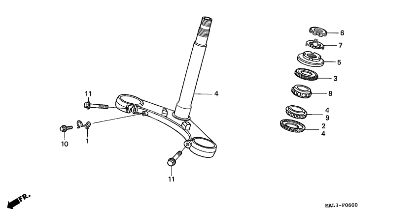Steering stem