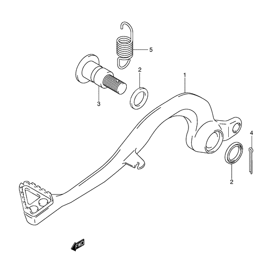 Front brake caliper