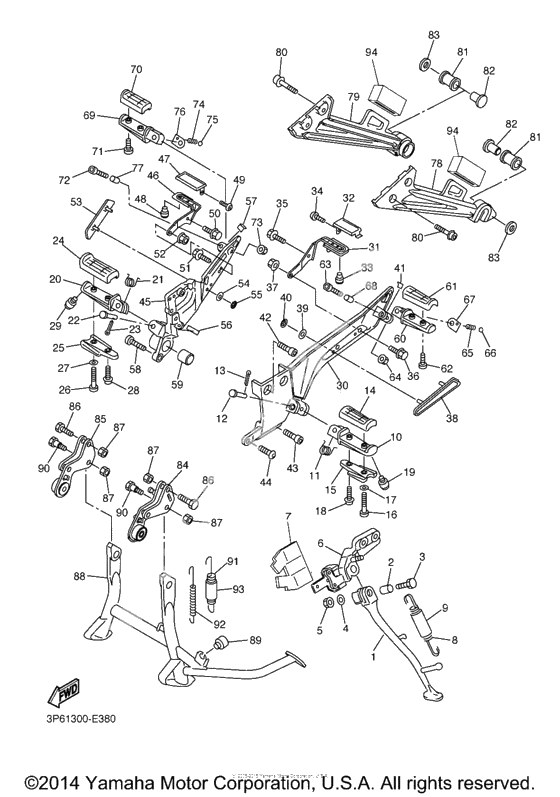 Подножки & Подставка