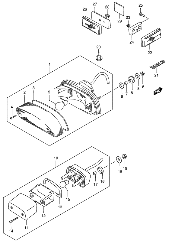 Rear combination lamp              

                  Vs1400glpk4