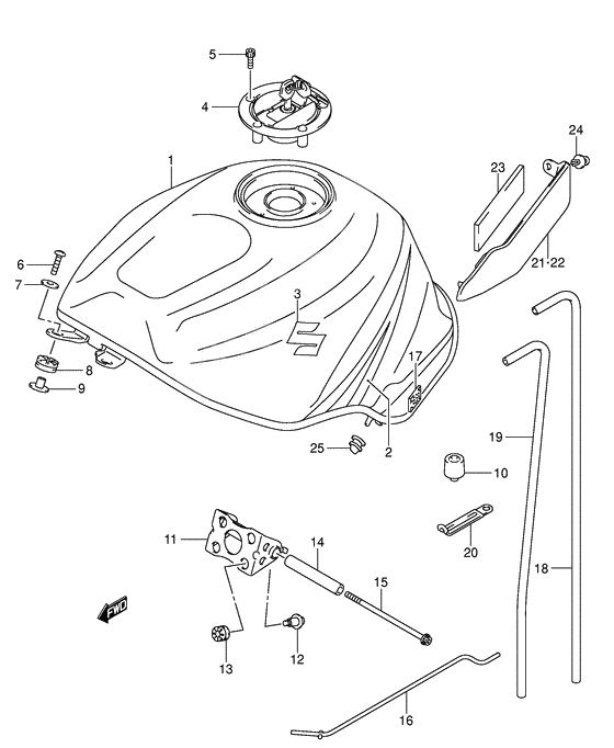 Tank fuel              

                  Model k4