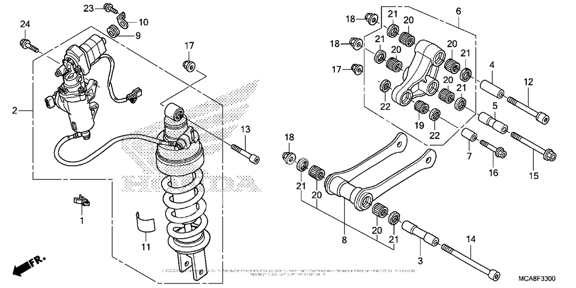Задний амортизатор