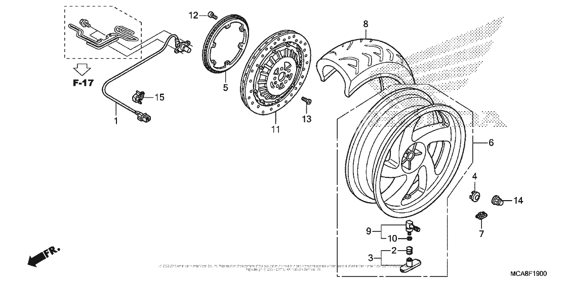 Заднее колесо
