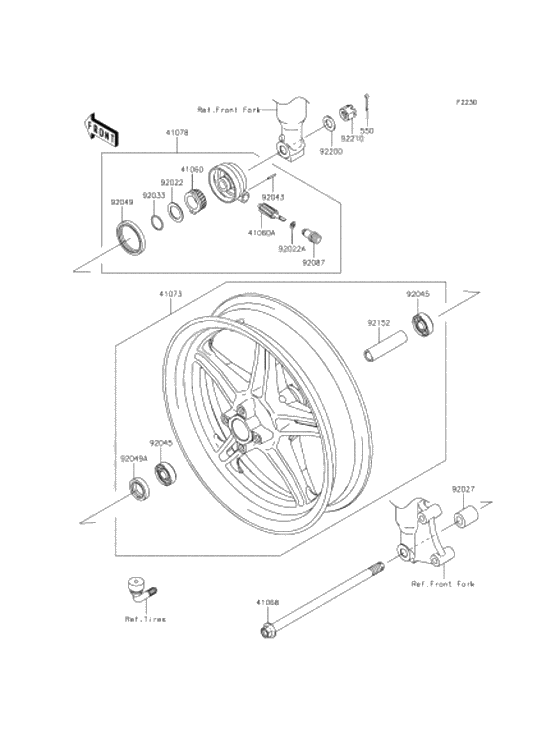 Front wheel