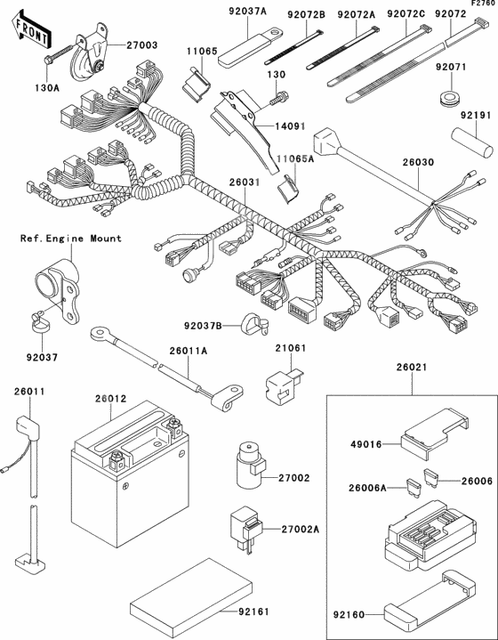 Chassis electrical equipment