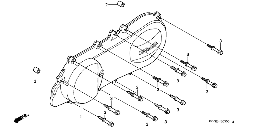 Left crankcase cover