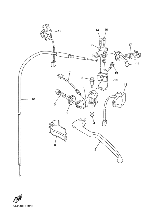 Handle switch & lever