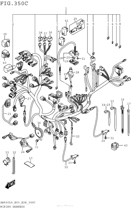 Wiring Harness (An650Zl5 E28)