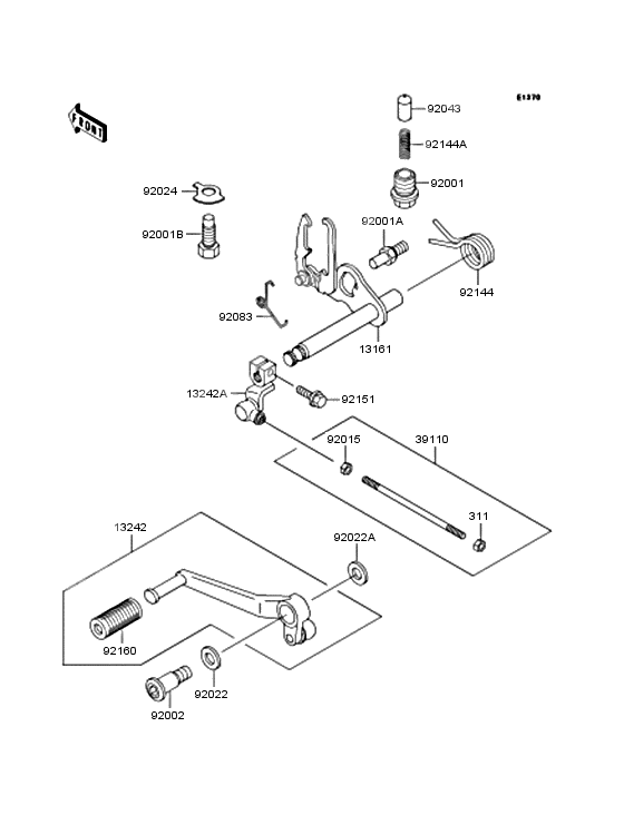 Gear change mechanism