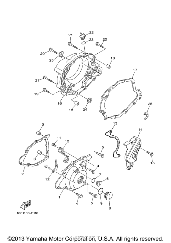 Крышки картера              

                  1