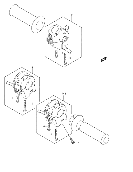 Handle switch              

                  Model k3/k4