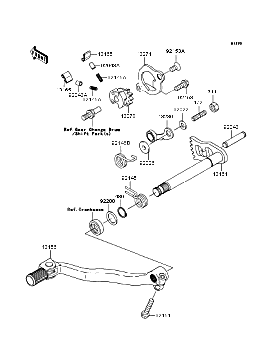 Gear change mechanism