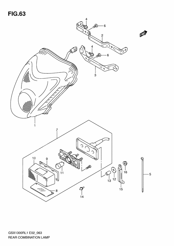 Rear combination lamp