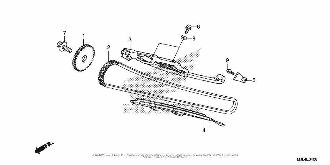 Цепь ГРМ & Натяжитель & Успокоитель