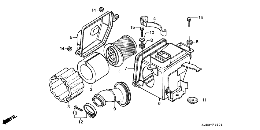 Air cleaner              

                  2