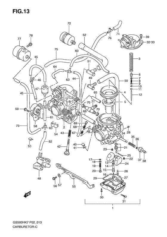 Carburetor assy