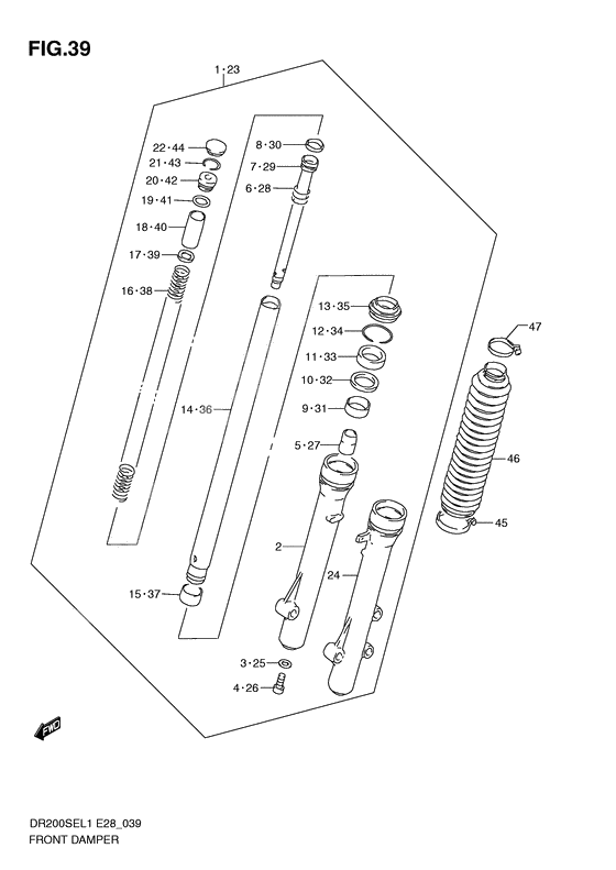 Front damper