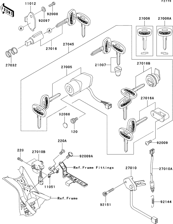 Ignition switch(vn1500-n1h)