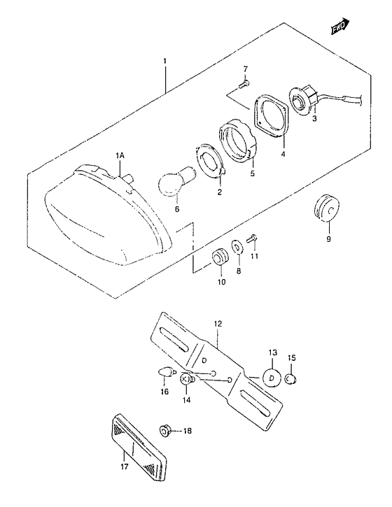 Rear combination lamp