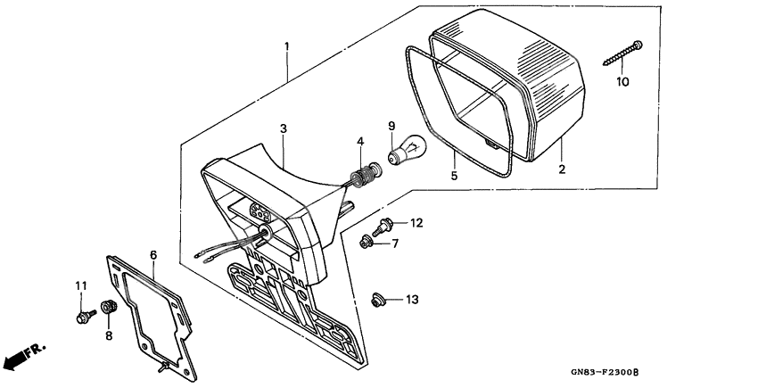 Taillight unit ass`y