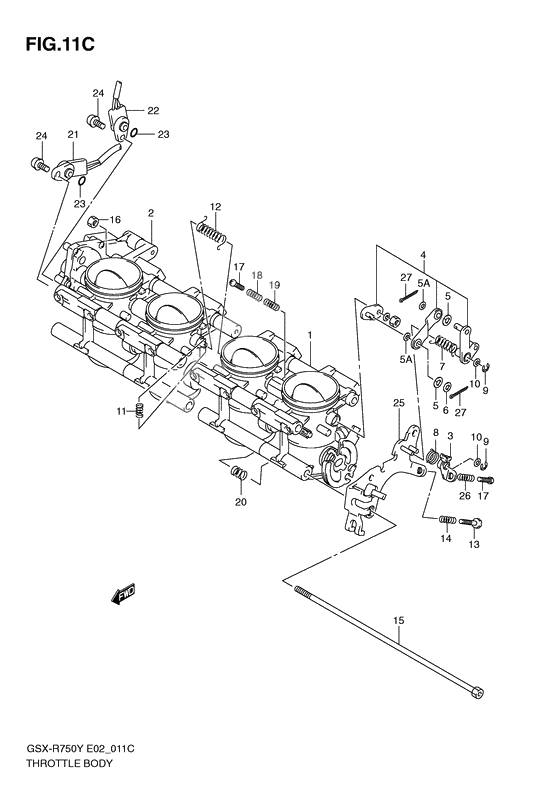 Throttle body              

                  Model k3