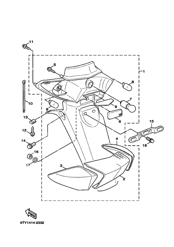 Taillight unit ass`y