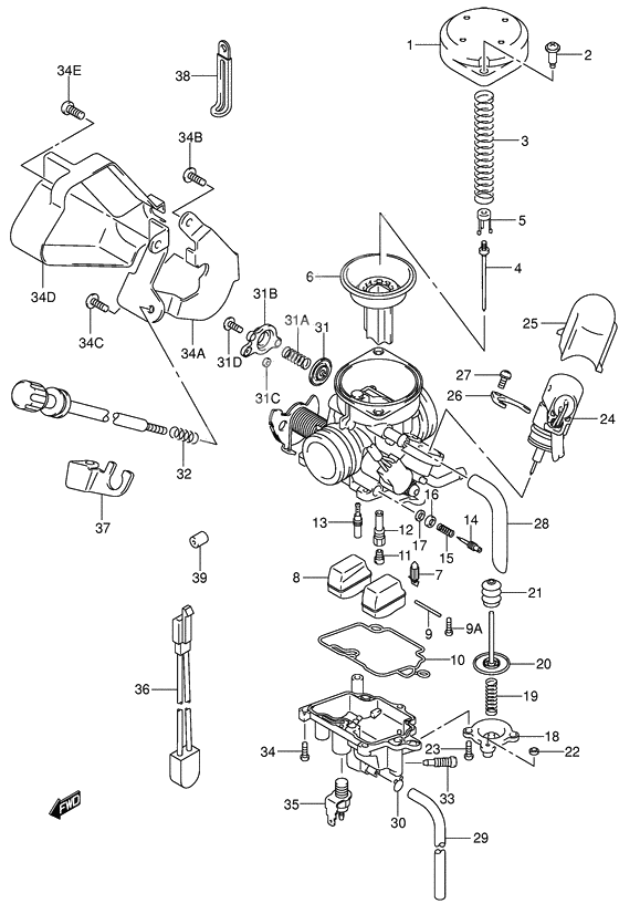 Carburetor assy