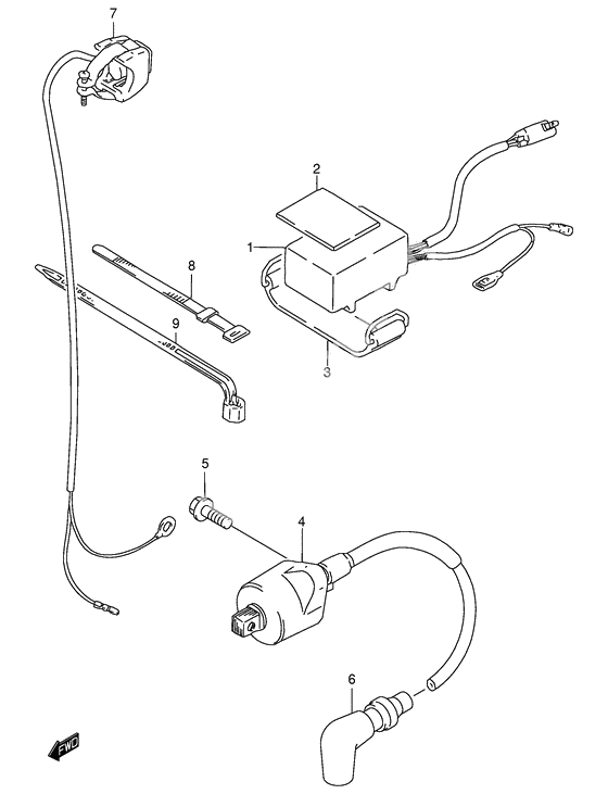 Cdi unit - ignition coil