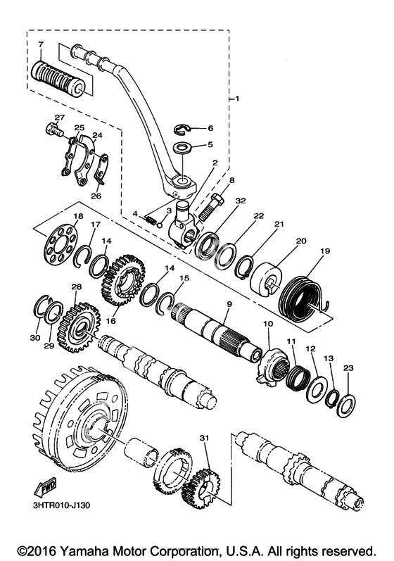 Привод стартера