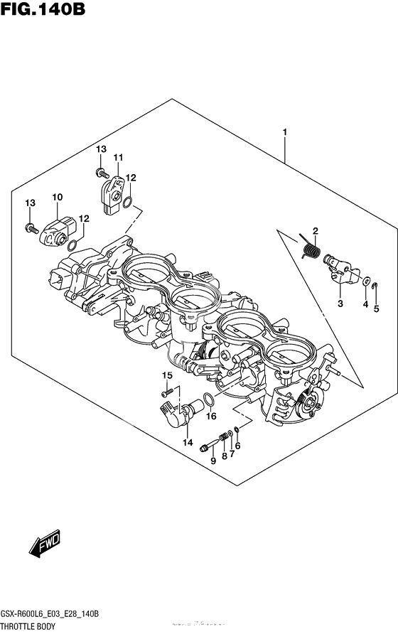 Throttle Body (Gsx-R600L6 E28)