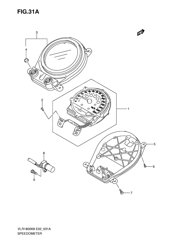 Speedometer              

                  Vlr1800tk9/tl0